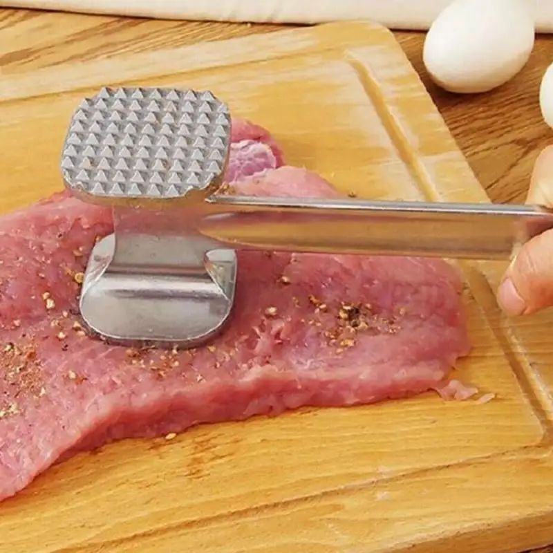 1PC Zinc Alloy Meat Tenderizer Hammer Mallet Tool for Pounding Beef Steak Chicken Pork Meat Hammer Kitchen Tool photo 5