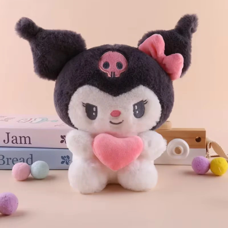 22cm Hello Kitty Kuromi Pillow KT Plush Toy Girls Soft Stuffed Animal Toys Heart My Melody Cinnamoroll Stuff Doll Gifts... ﻿ photo 5