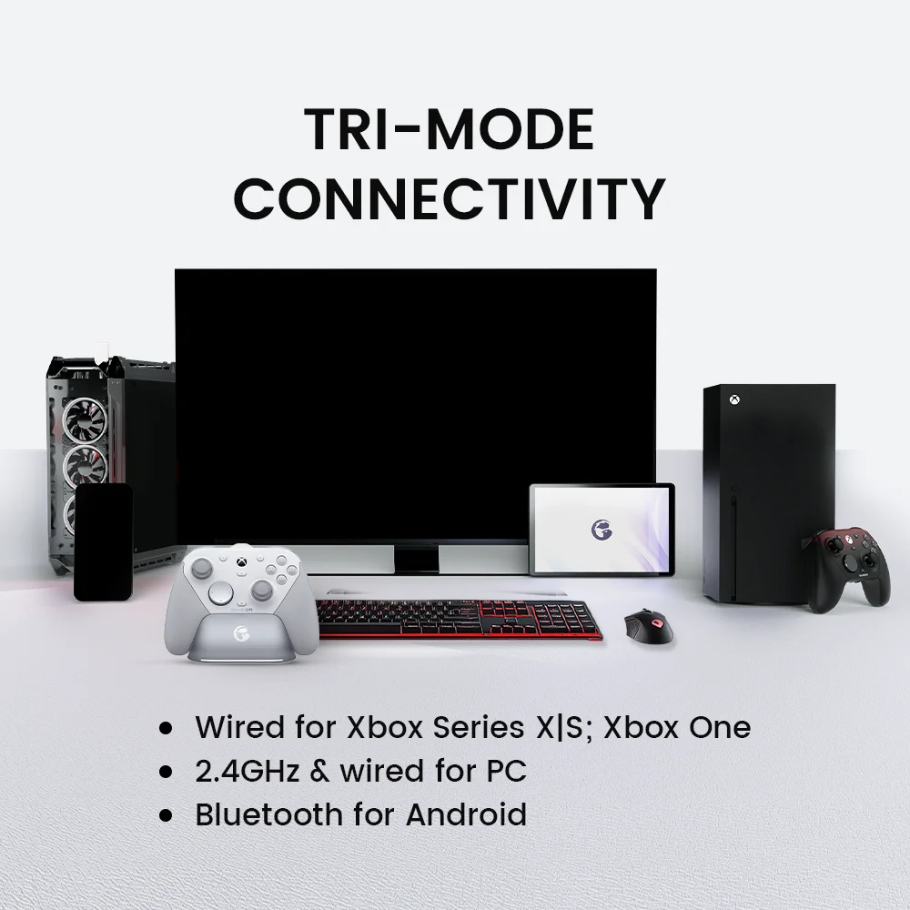 GameSir G7 Pro Xbox Series X|S Controller with TMR Sticks, Hall Effect Triggers, Magnetic Faceplates, Gyro, Smart Charging Dock photo 3
