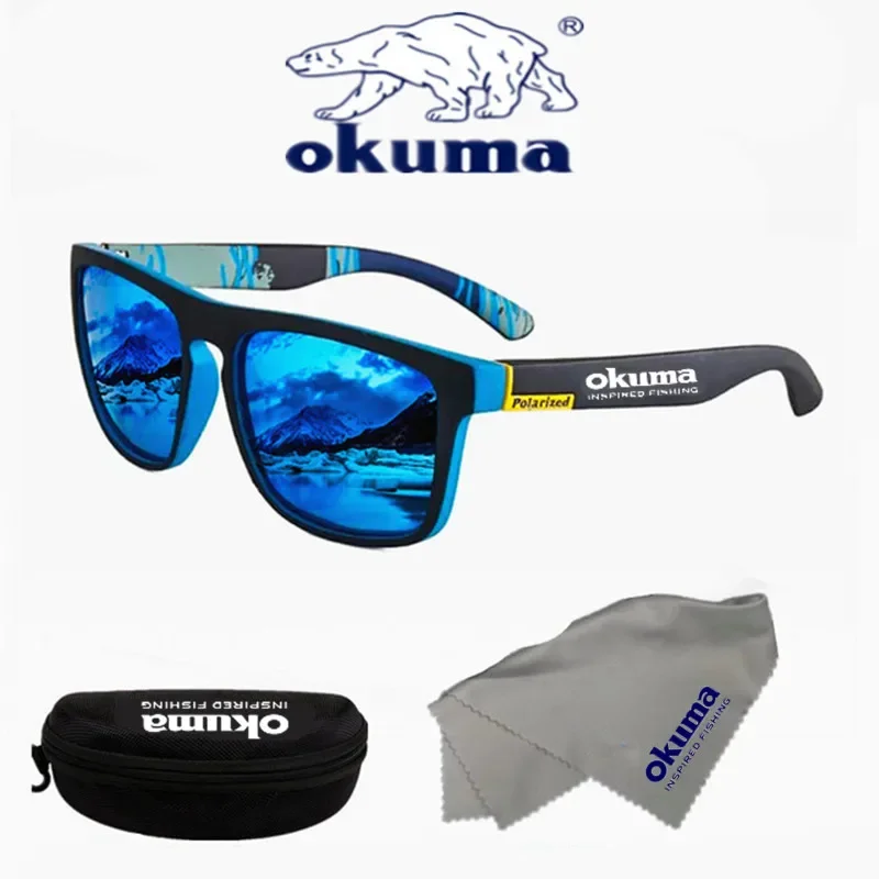 Okuma Polarized Sunglasses UV400 for Men and Women Outdoor Hunting, Fishing, Driving Bicycles, Sunglasses Optional Box photo 2