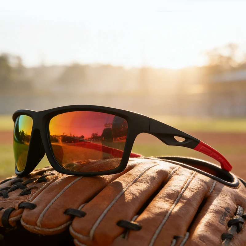Vintage Outdoor Polarized Sunglasses Men Women Shield Lens Sports Sun Glasses PC Frame TAC Lens Wide Fit Durable UV400 photo 5
