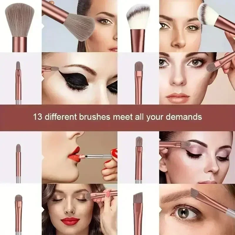 Professional Makeup Brush Set - Soft Fluffy Cosmetic Brushes for Foundation, Powder, Eyeshadow & Blending , Beauty Tools photo 4