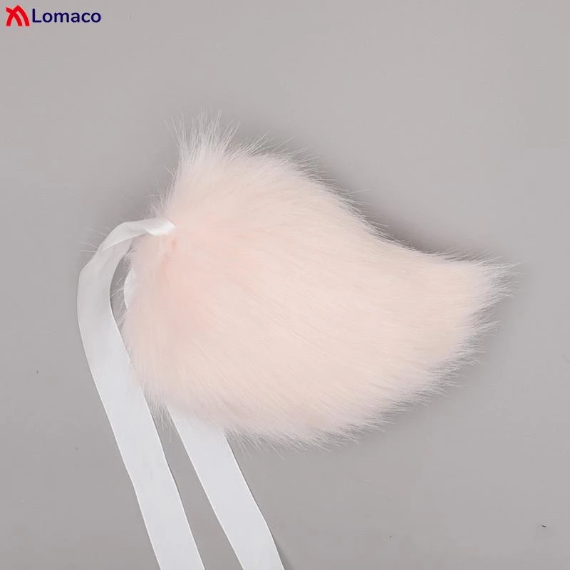 Cute Girls Plush Rabbit Tail Simulation Animal Tail Bunny Tail Women Cosplay Props Accessories photo 3
