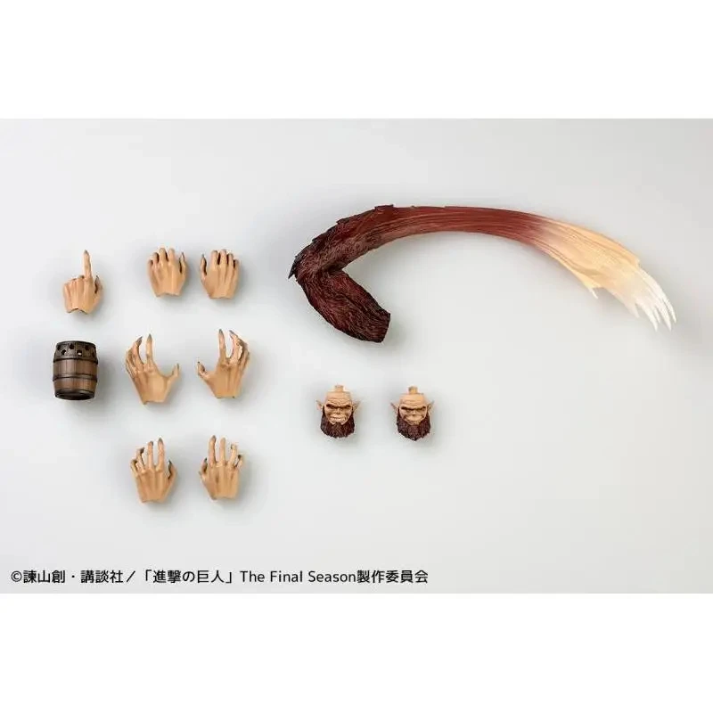 Kaiyodo Attack On Titan Beast Titan Action Figure Yamaguchi Articulated Collectible Model Toy For Anime Fans photo 6