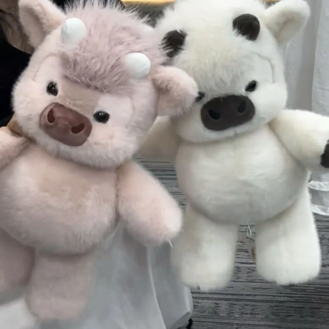 30/40cm Cute West Highland Calf Plush Toys Creative Run Fast Cartoon Soft Stuffed Animal Babys Appease Doll Pendat for Kid Gifts photo 6