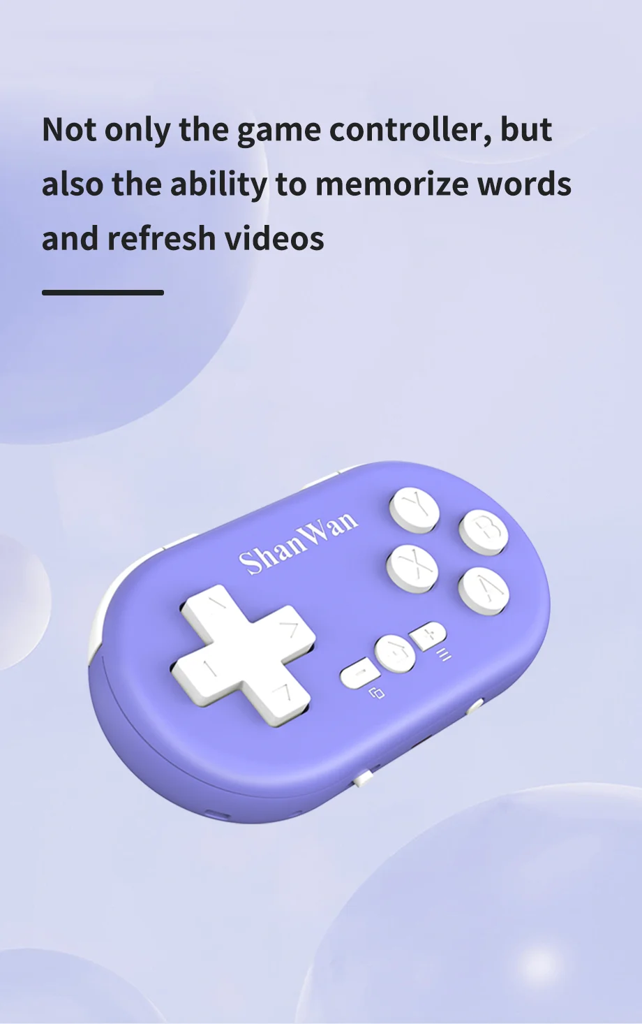 Mini Gamepad Gaming Control Bluetooth For iPhone Android PS4 PS3 Switch Xbox Mobile IOS PC TV Controller Wireless Game Pad Phone photo 4