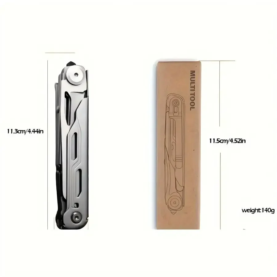 1Pc Pocket Multitool Knife,Durable & Versatile with Scissors & Bottle Opener - Ideal for Outdoor Adventures & Camping photo 4