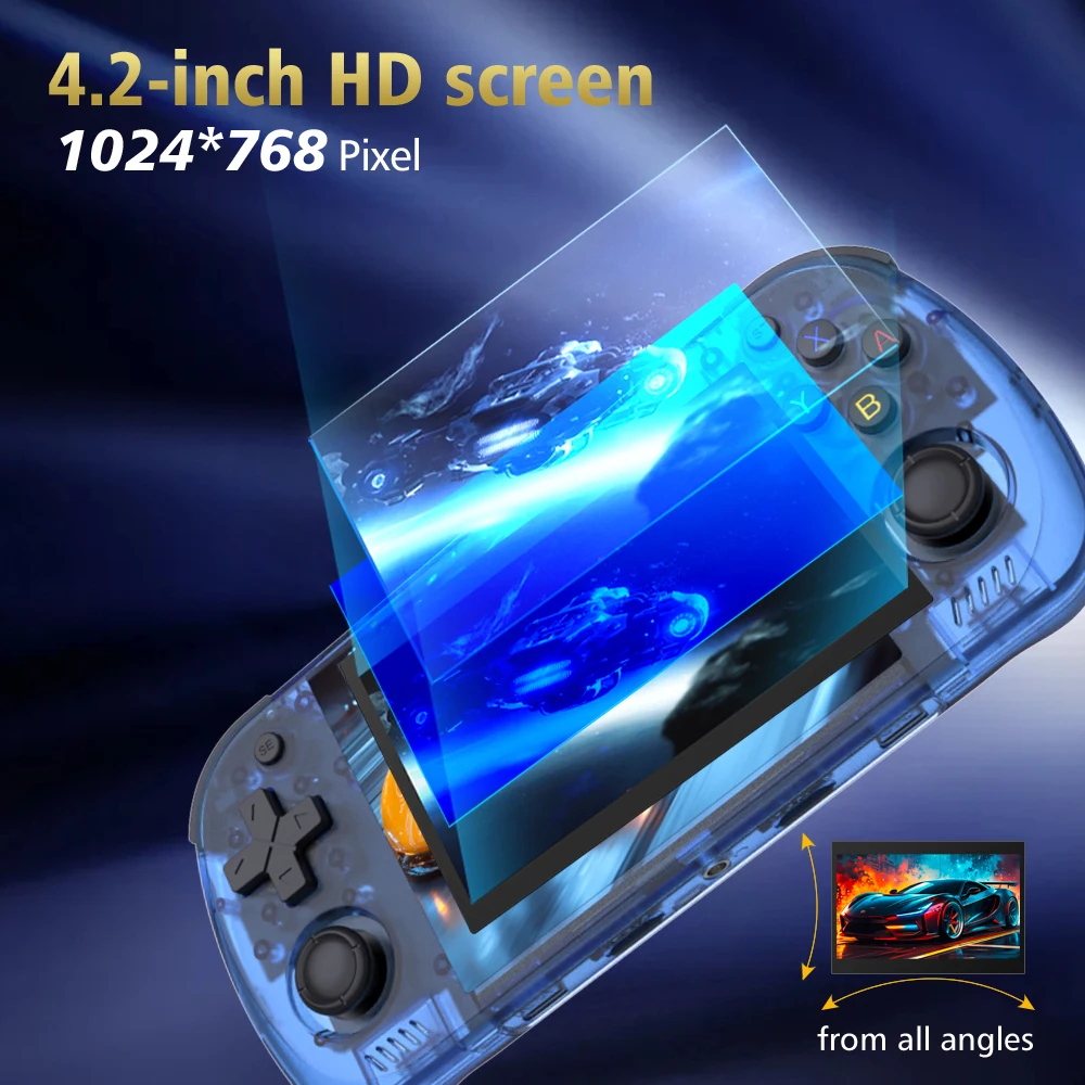 BOYHOM R36H PRO Retro Handheld Video Game Console Linux System 4.2 Inch IPS Screen R36HPROMAX Portable Pocket Video Player 64GB photo 3