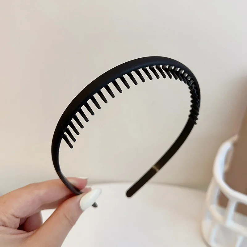 1/2 Pcs Fashion Multicolor Wave Toothed Frosted Hairbands For Women Girla Party Hair Accessories photo 5