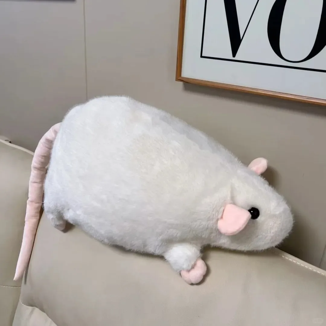 Cute 40/55/90cm Mouse Doll Cartoon Oversized Flower Branch Rat Doll Soft Plush Animal Figure Kids Gift Birthday Pet Cat Toy photo 5