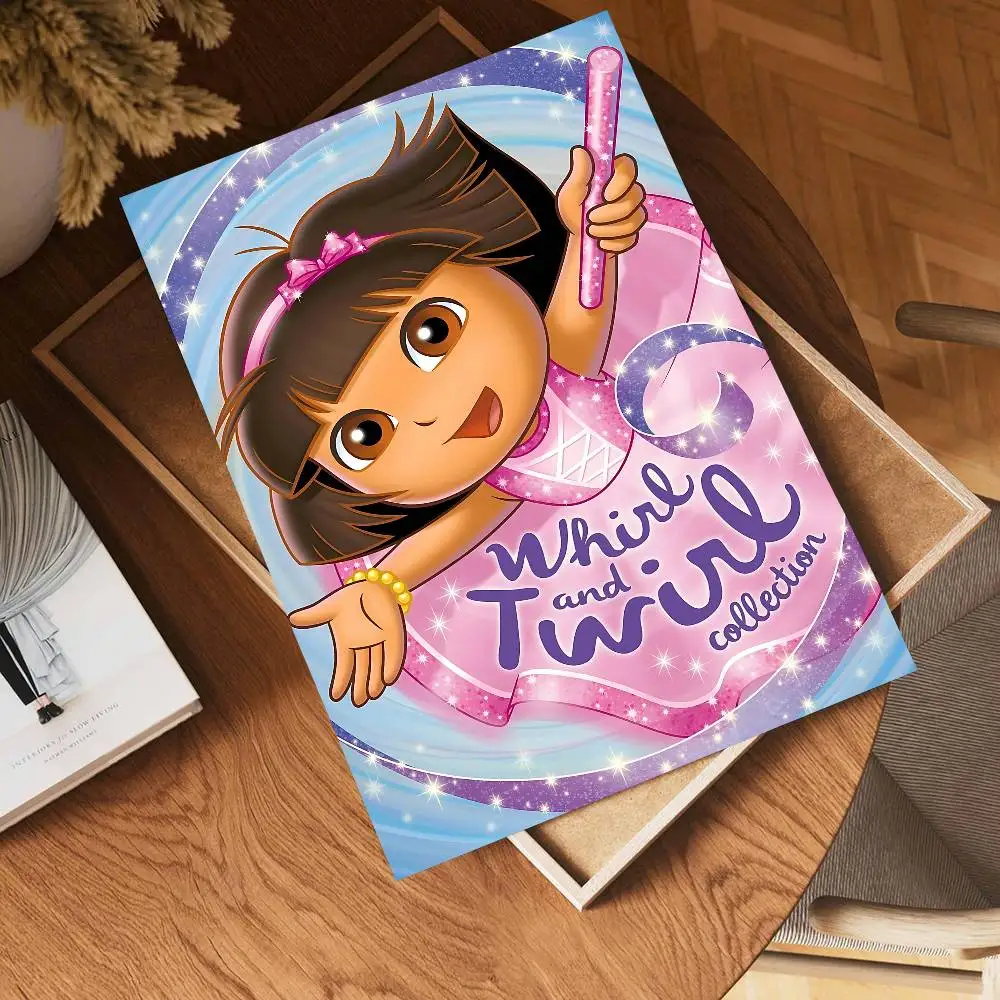 D-Dora Classic Anime Explorer Good Quality Prints and Posters Waterproof Paper Sticker Coffee House Bar Posters Wall Stickers photo 3
