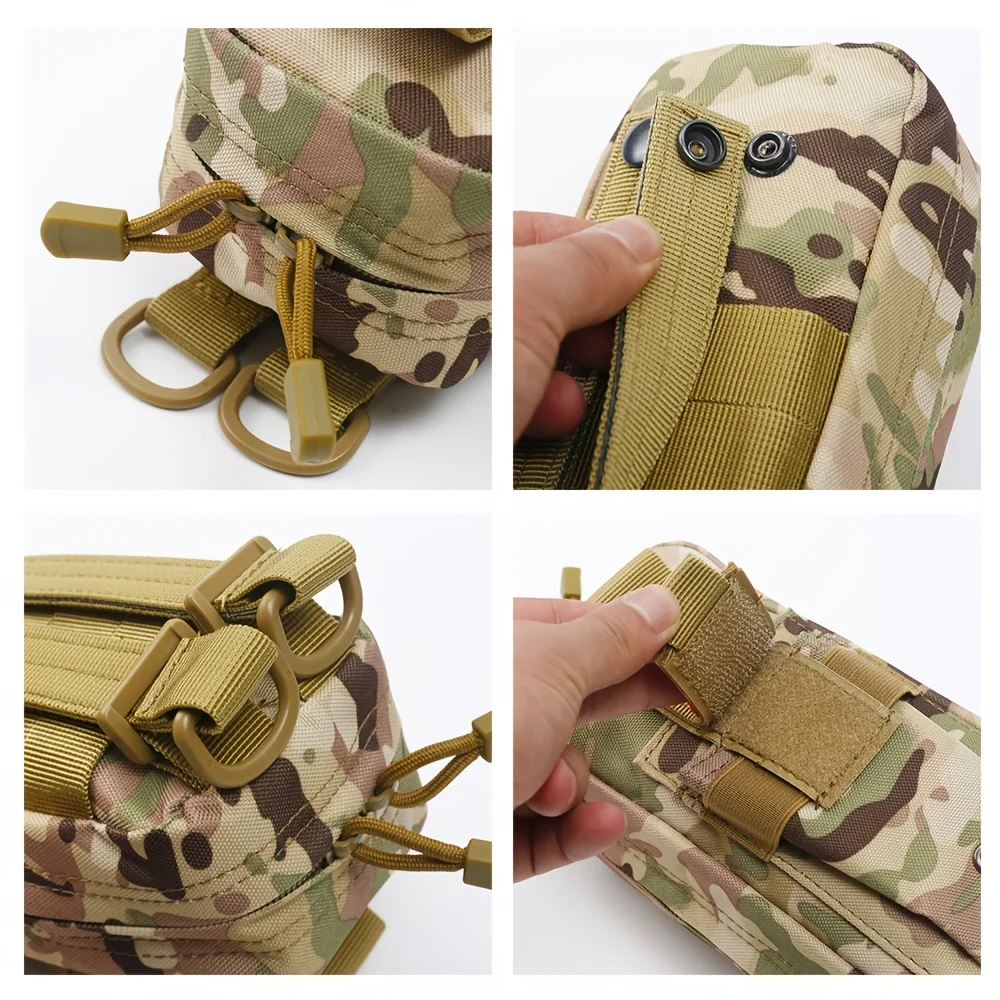 Tactical First Aid Kit Tourniquet Medical Rescue Molle Pouch Survival Gear for Camping Hiking Emergency Preparedness photo 4
