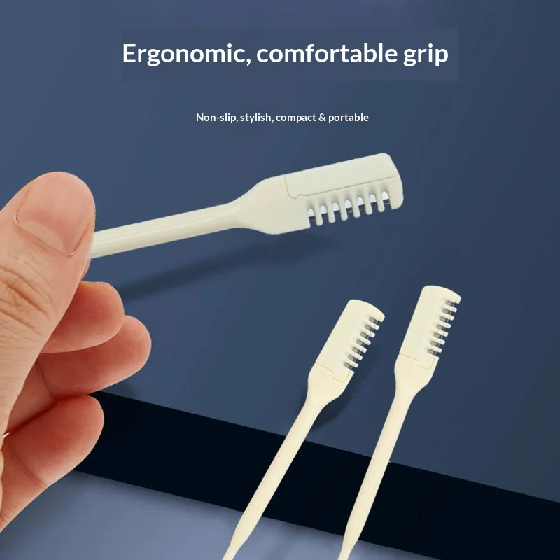 2/3PCS Manual Nose Hair Trimmer 360° Rotatable Nose Hair Clipper Portable Nasal Hair Remover Grooming Tool for Men Women photo 4