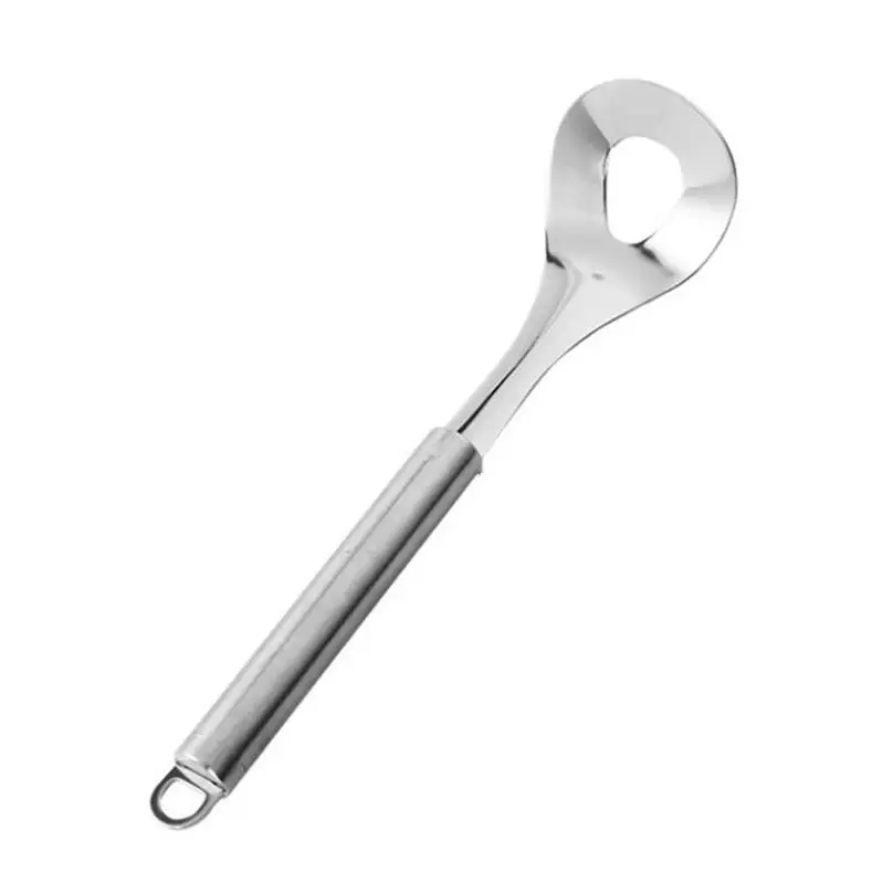 1 Pcs Maker Spoon Meat Baller With Elliptical Leakage Hole Stainless Steel Meat Ball Mold Kitchen Gadget Meat Tools photo 6