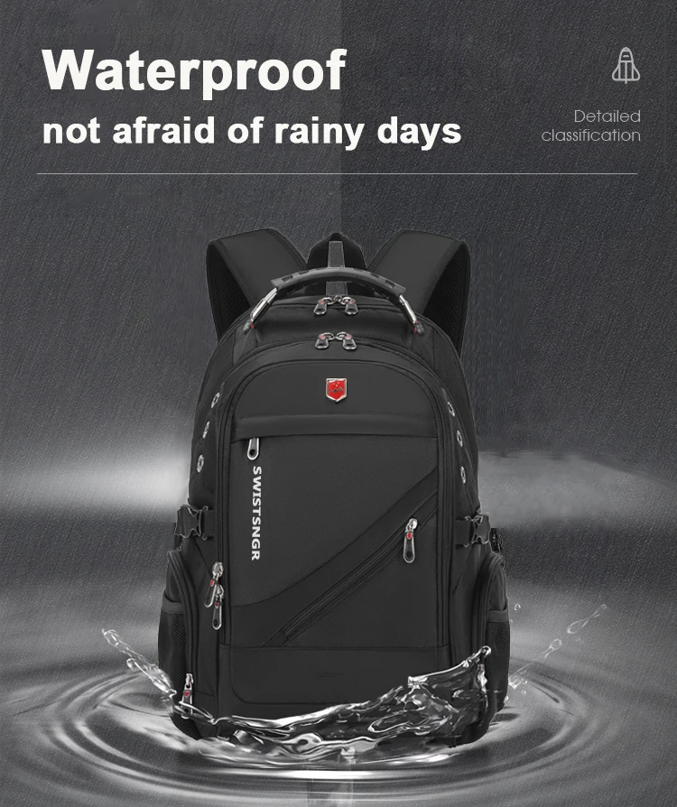 2026 Waterproof 17/20 Inch Laptop Backpack Men Airplane Travel Everyday Backpacks Women Oxford Rucksack Male School Bag Mochila photo 6