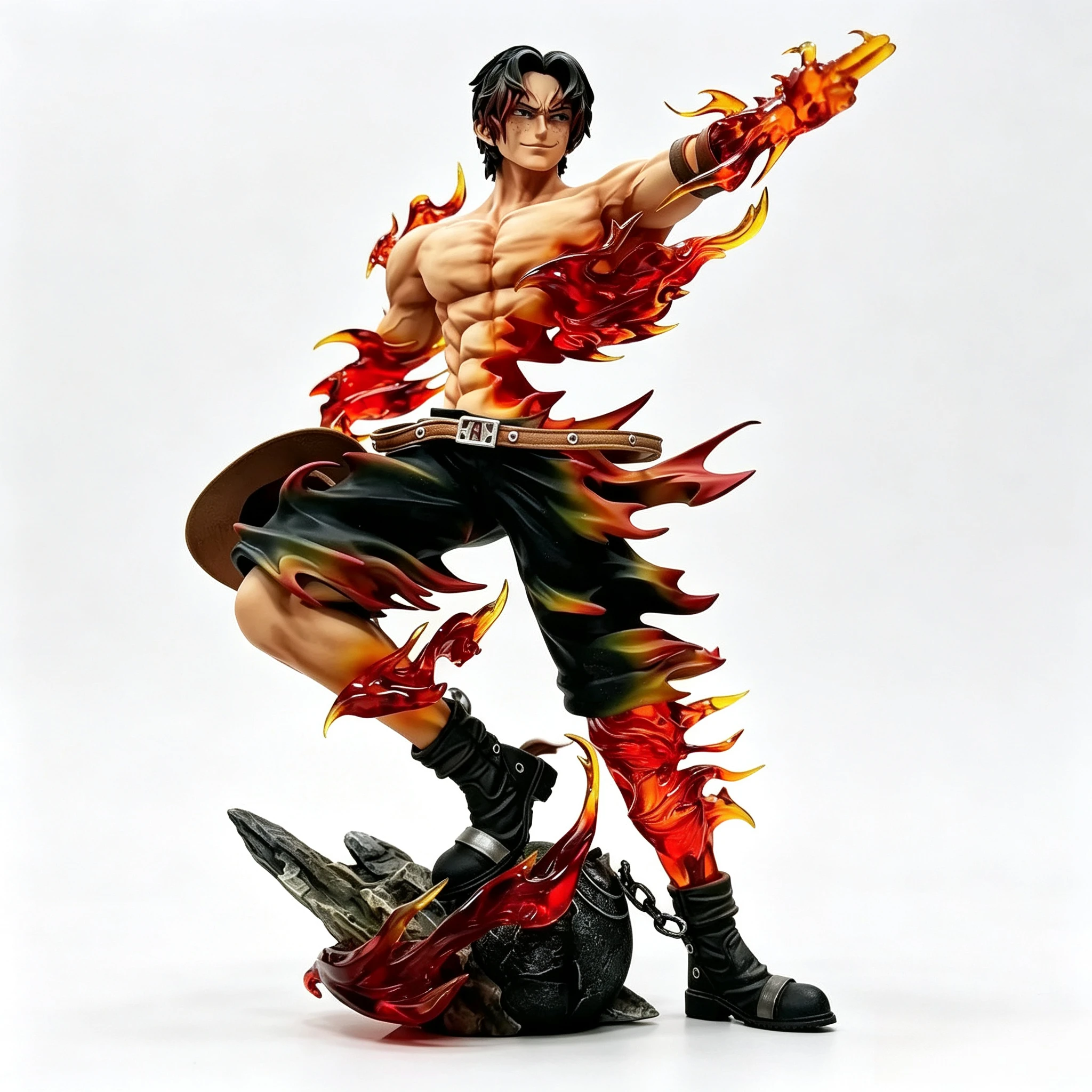 One Piece Ace Anime Figure Portgas·D· Ace Action Figurine Statue Pvc Gk Model Collection Desktop Decoration Toy Birthday Gifts photo 5