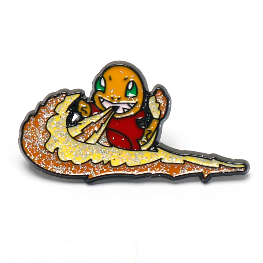 3Pcs/Set Cartoon Anime Enamel Brooch Set Cute Animal Metal Lapel Pins Funny Cosplay Jewelry Accessories Gift for Friends photo 6