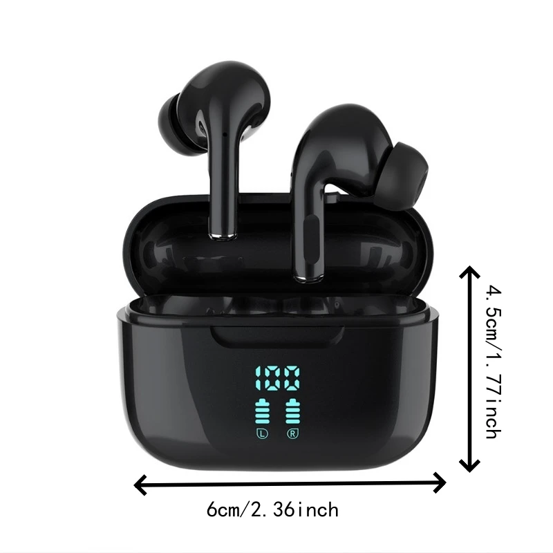 Wireless Bluetooth Earphones HIFI Stereo Sound ENC Headphones Power Display Earbuds For XIAOMI Samsung TWS Music Headset photo 6