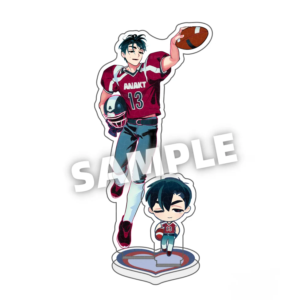 Anime ALIEN STAGE IVAN TILL LUKA SUA MIZI Gift Toy Acrylic Stand Model Action Figure Ornament Accessories Model Desktop keychain photo 4