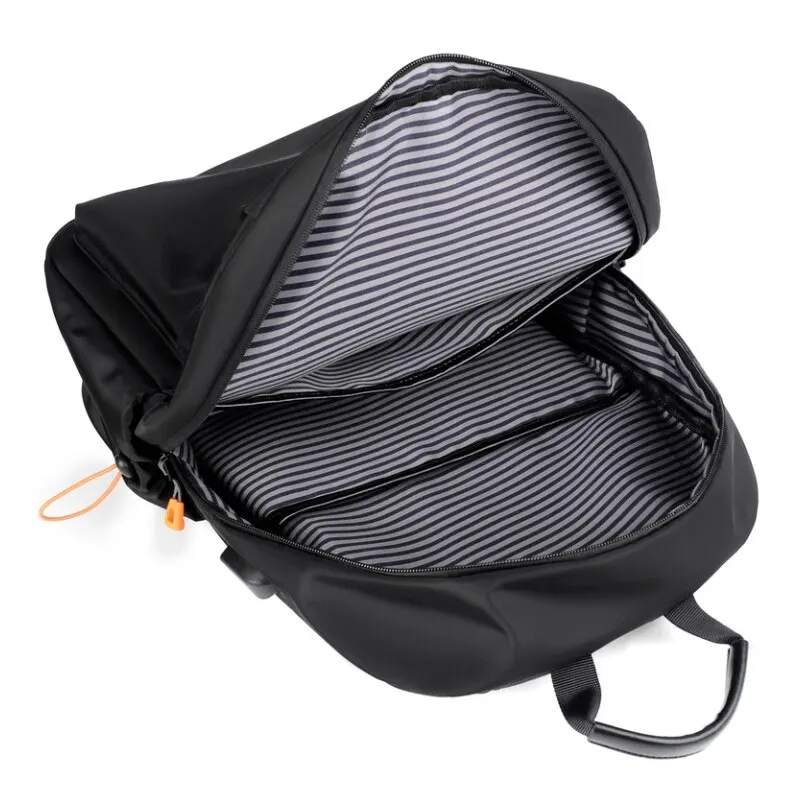 Classics Casual Large Capacity Laptop Backpack Multi Pocket Daypack USB Charging Port Travel School Bag with Top Handle photo 5