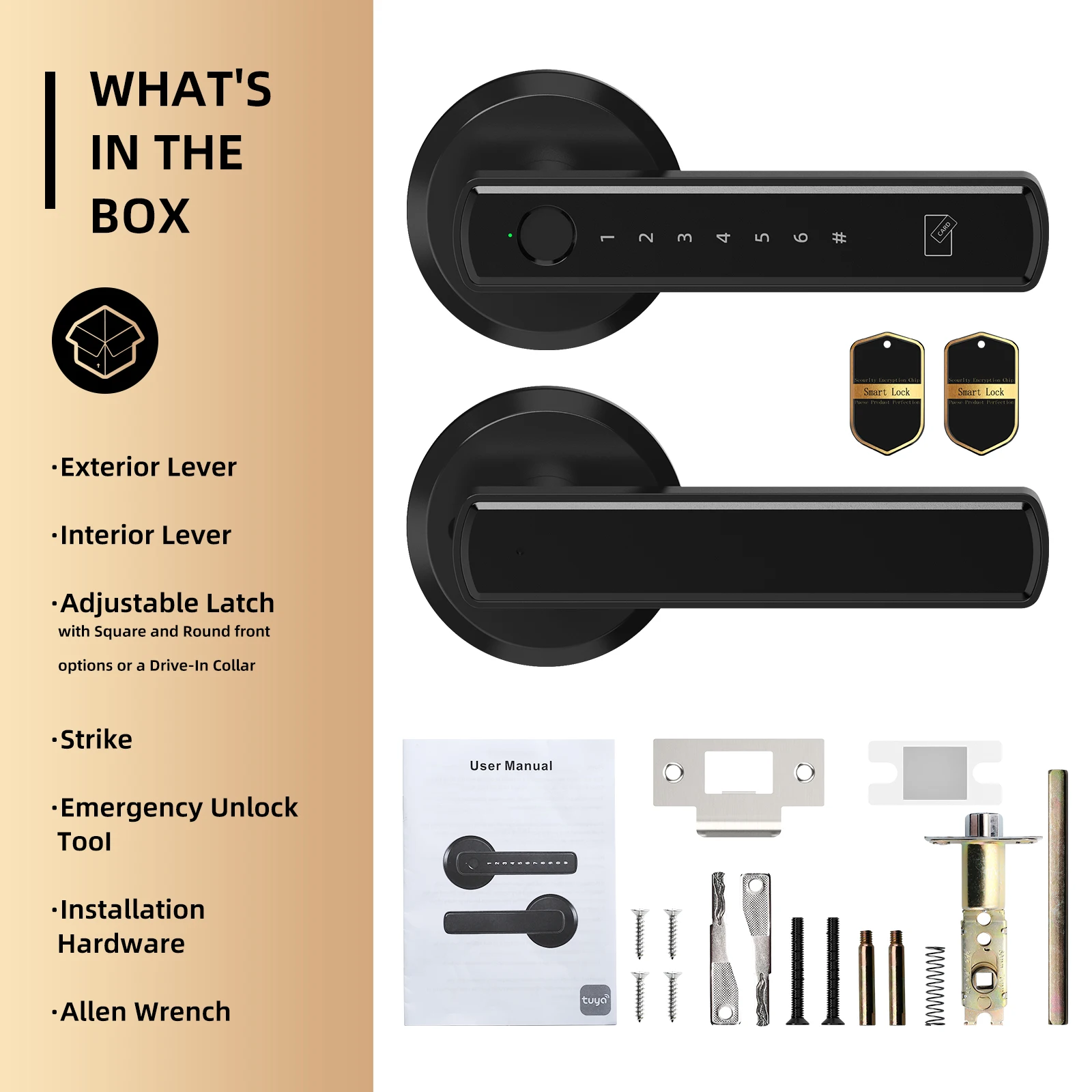 Viladepot Smart Lock Fingerprint Door Lock App Control Passcode Unlock Electronic Touchscreen Keypad photo 5