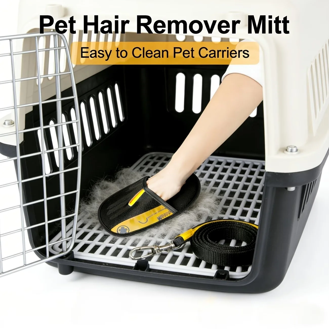 2-Piece Pet Hair Removal Gloves – Double-Sided Cat Brushes, Anti-Shedding Grooming Gloves, Hair Control Care Tools photo 4