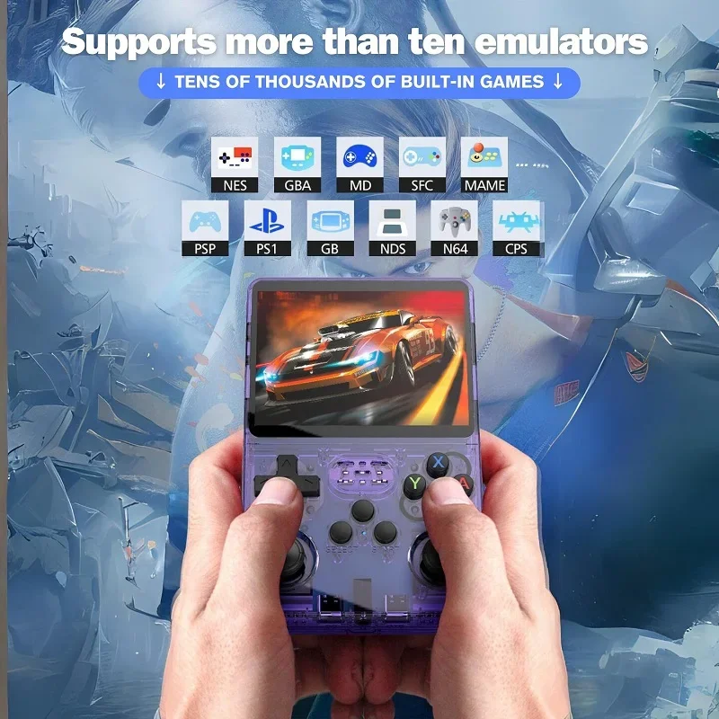R36S Handheld Retro Game Console Classic ARKOS System 3.5 Inch Portable Video Gaming Console with Single Card for Kids Gift photo 6