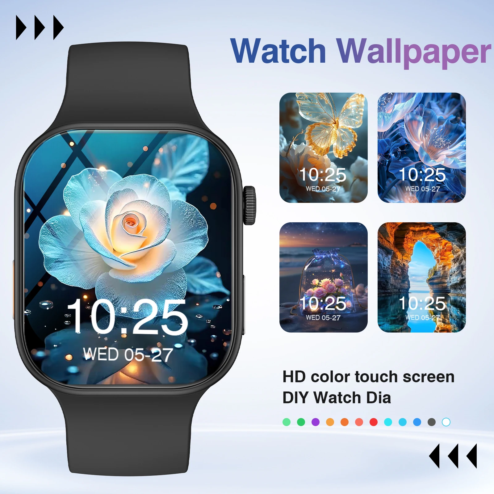 2026 New Smart Watch, Wireless Call, Outdoor Fitness Tracker, Sports Mode, Steps, Sedentary Reminder,  Music Control, Suitable for Android & Iphone,Christmas/New Year/Birthday Watch Gifts photo 6