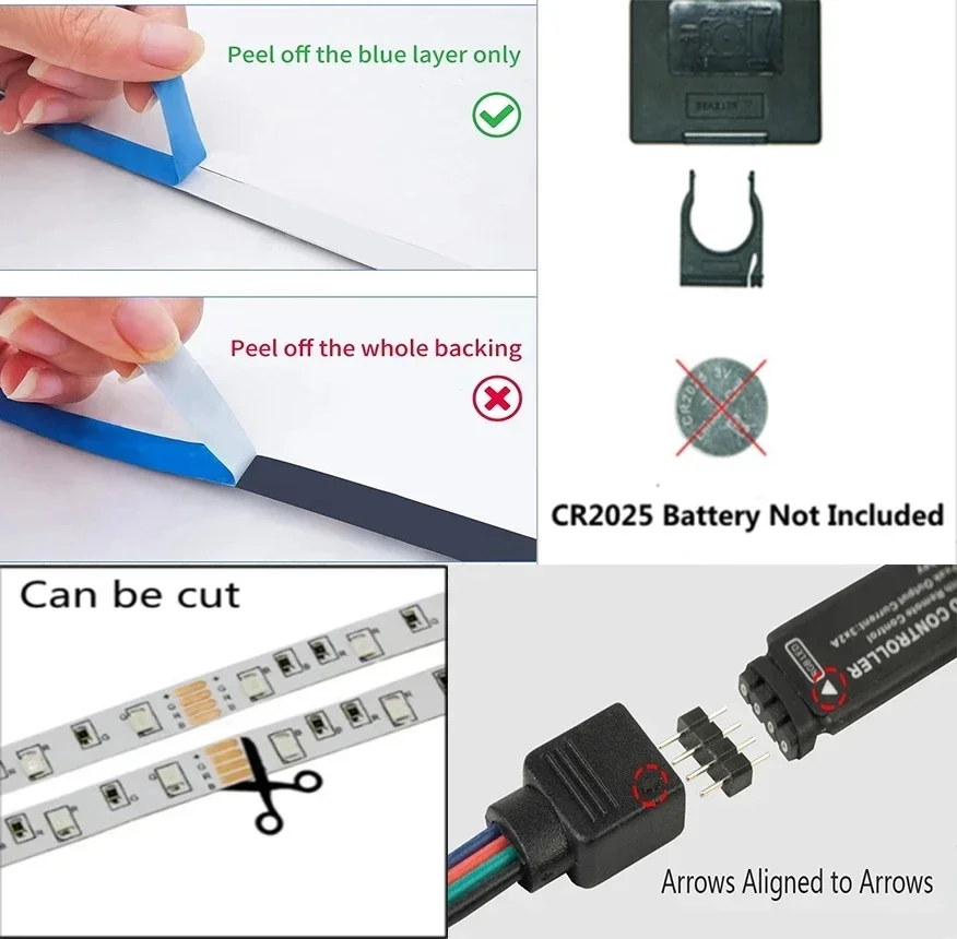 5V Usb Led Lights For Room 5050 Rgb Led Strip 5 10 Meter Diode Tape Gamer Decoration Ice String Bar Lighting Adhesive Led Ribbon photo 3