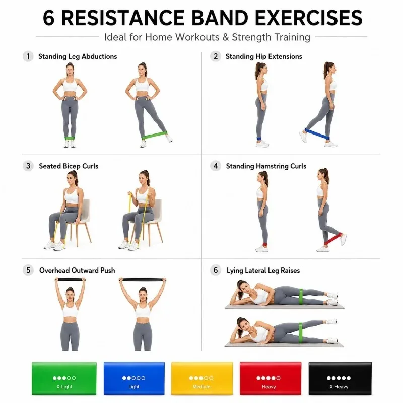 Resistance Bands Set Gym Equipment for Home Fitness Elastic Bands Strength Agility Training Equipment Handy Gym Workout Boxing photo 3
