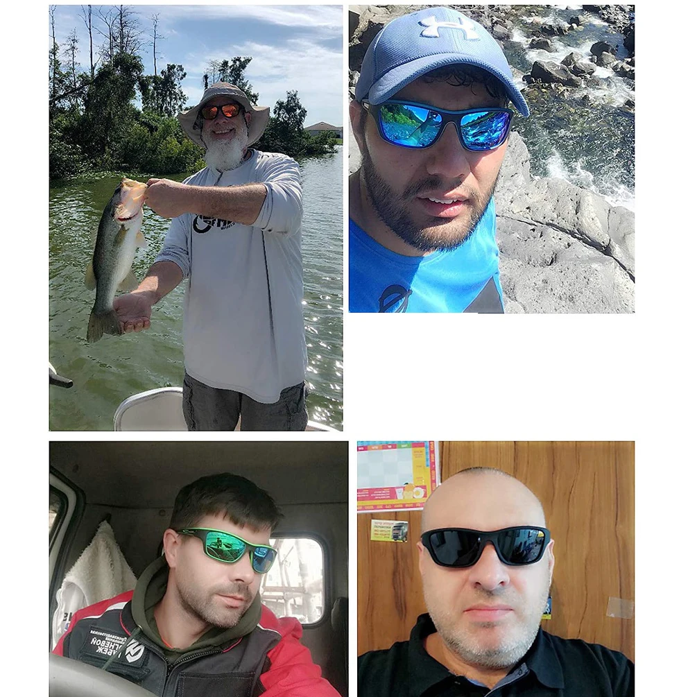 Polarized Glasses Fishing Sunglasses Men Driving Shades Male Eyeglasses Women UV400 Eyewear Hiking Classic Sun Glasses photo 3