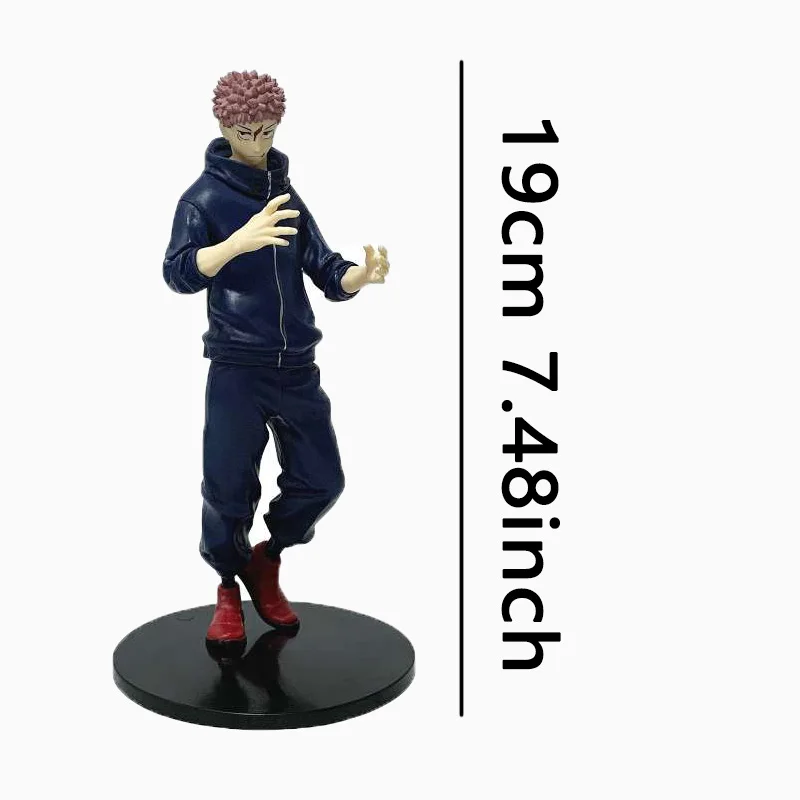Jjk Itadori Yuji Anime Action Figure Model Statue Desktop Ornament Collectible Small Gift Halloween Christmas Valentine's Day Gift Decoration photo 2