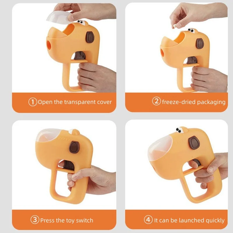 Multifunctional Pet Treat Launcher Freeze Dried Food Dispenser Interactive Training Puzzle Tease Toy For Cat Dog Daily Play photo 5