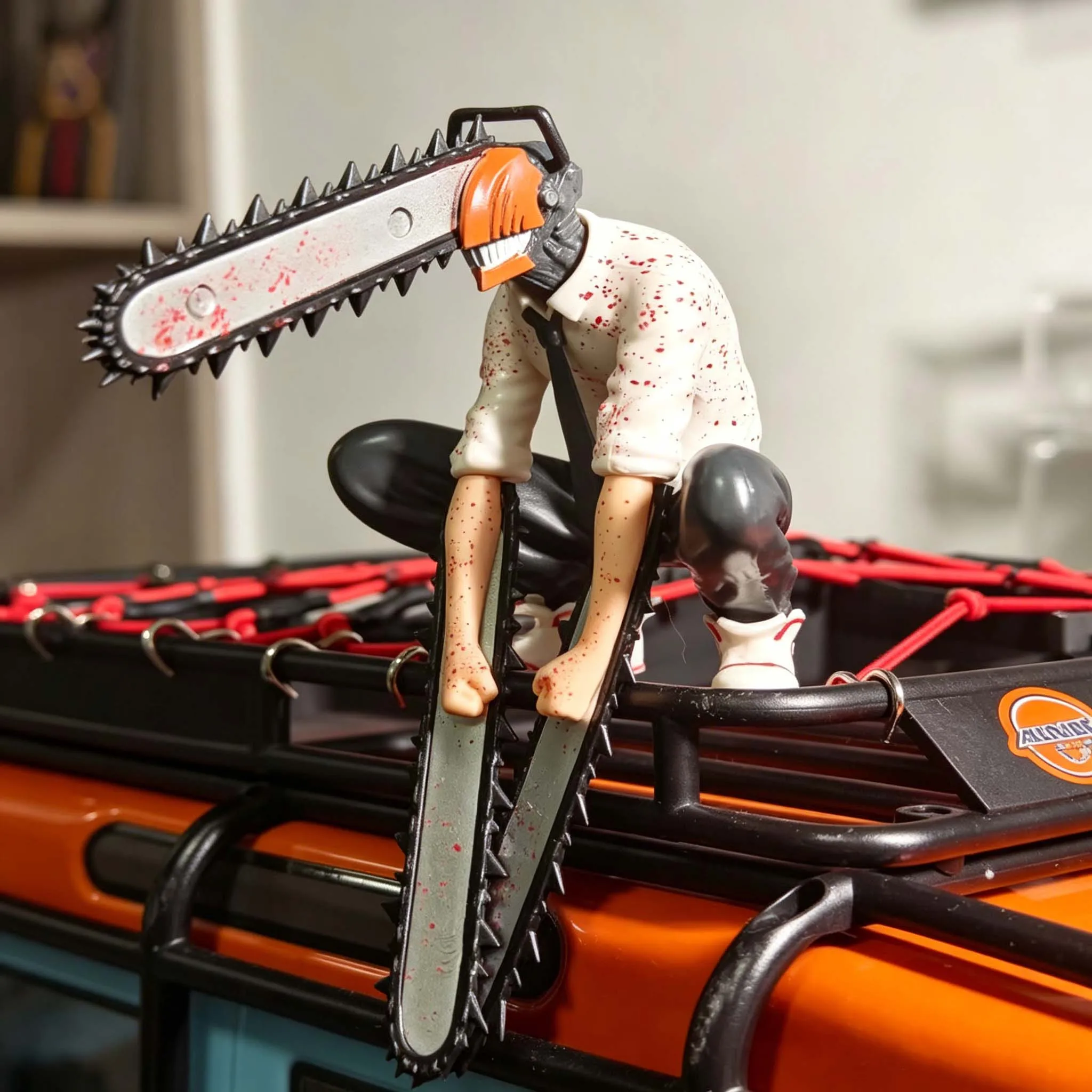 19cm Chainsaw Man Denji Anime Figure Denji/Power Action Figure 1560 Chainsaw Man Denji Figurine Adult Collectible Model Doll Toy photo 5