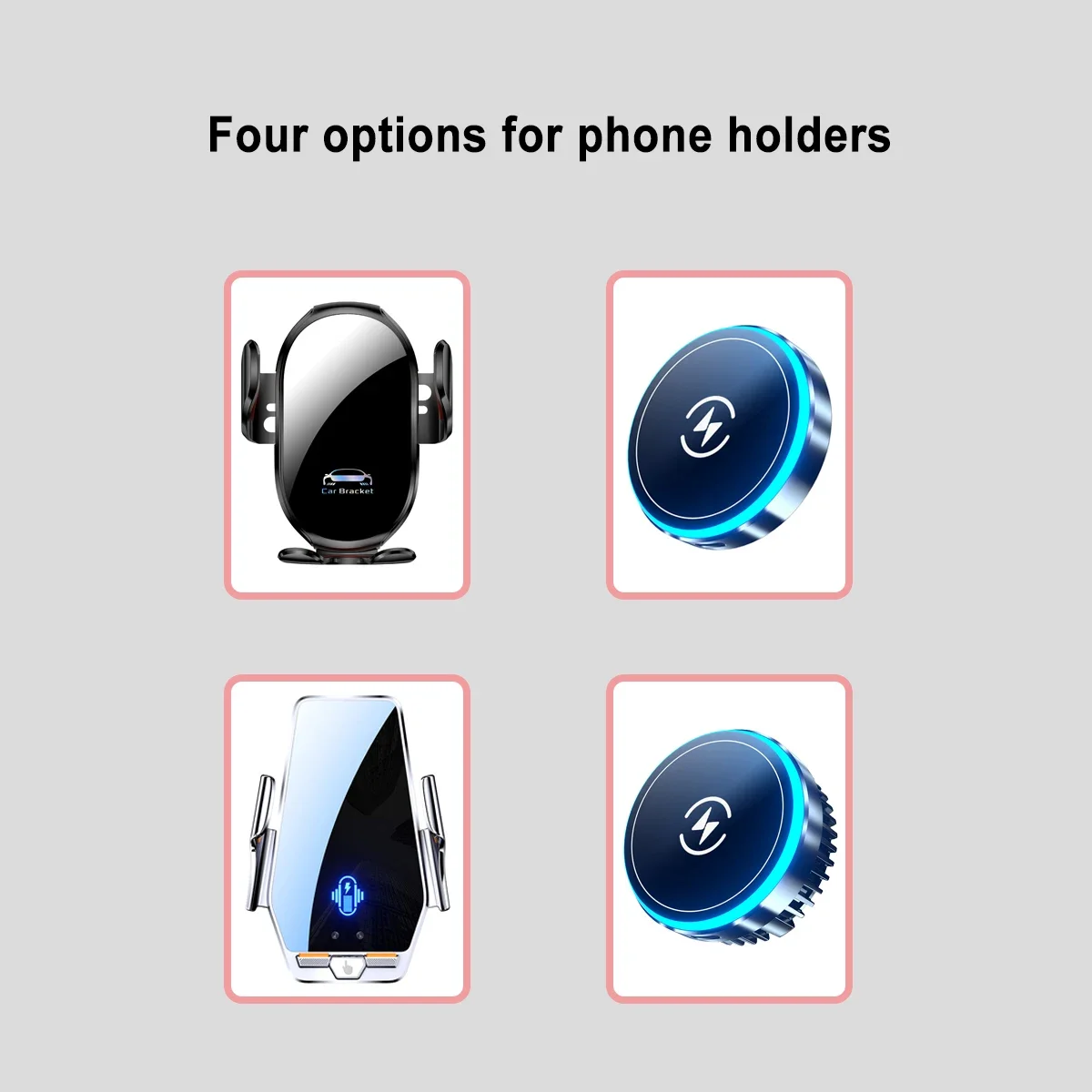 For BMW 5 Series G30 2018-2020 Car Phone Screen Holder Magnetic Wireless Charging Car Phone Mount For MagSafe photo 4