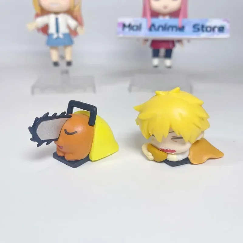 3 inch Chainsaw Man Sleeping Action Figure Kawaii Power Denji Cutecore Anime Figurines Aki Makima Pochita Collection Toy Gift photo 4
