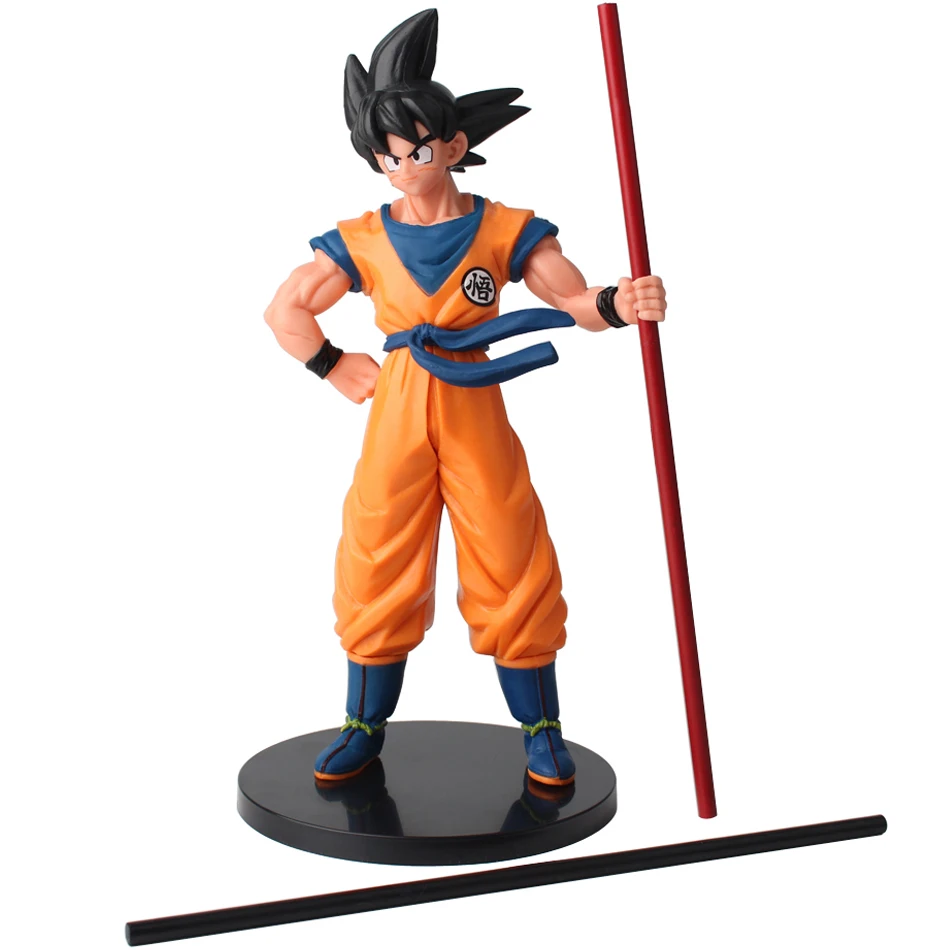 Hot Dragon Ball Son Goku Super Saiyan Anime Figure 22cm Goku DBZ Action Figure Model Gifts Collectible Figurines for Kids photo 3
