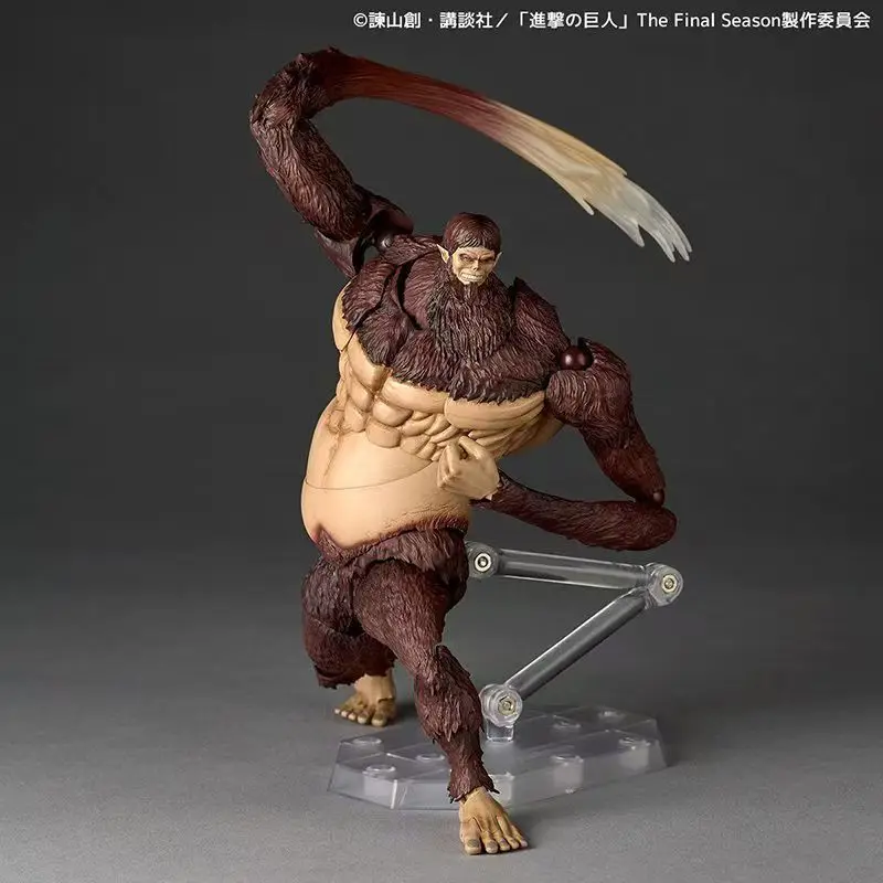 Kaiyodo Attack On Titan Beast Titan Action Figure Yamaguchi Articulated Collectible Model Toy For Anime Fans photo 2