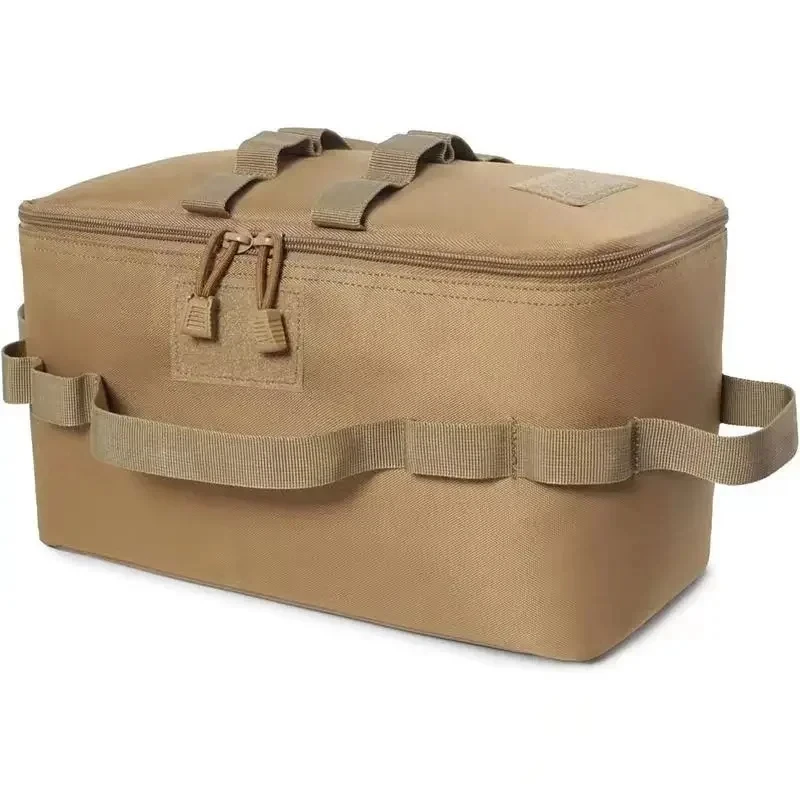 Outdoor Camping Gas Tank Storage Bag Large Capacity Ground Nail Tool Bag Gas Canister Picnic Cookware Utensils Kit Bag photo 2