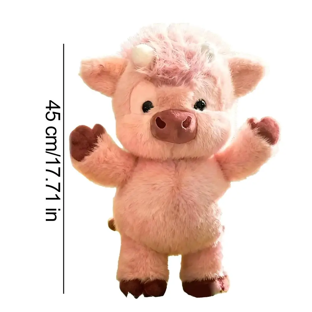 Soft Calf Pig Stuffed Animal Plush Toy Cute Animated Stuffed Animal Pillow Creative Running Pig Plush Toy Gift 17.7inch photo 6