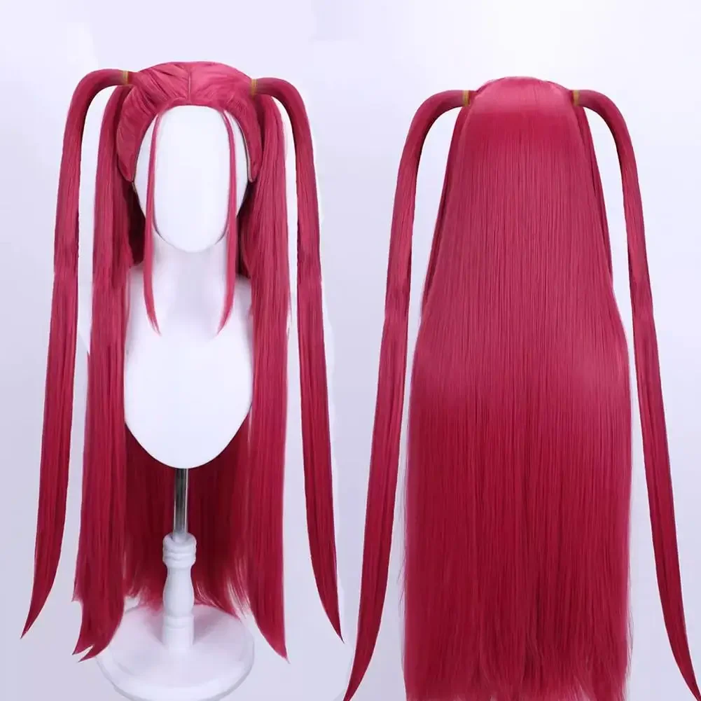 33.5-inch Purple Long Braid With Side Ponytail Integrated Tiger Mouth Clamp Children's Wig Halloween Costume Party Cosplay photo 5