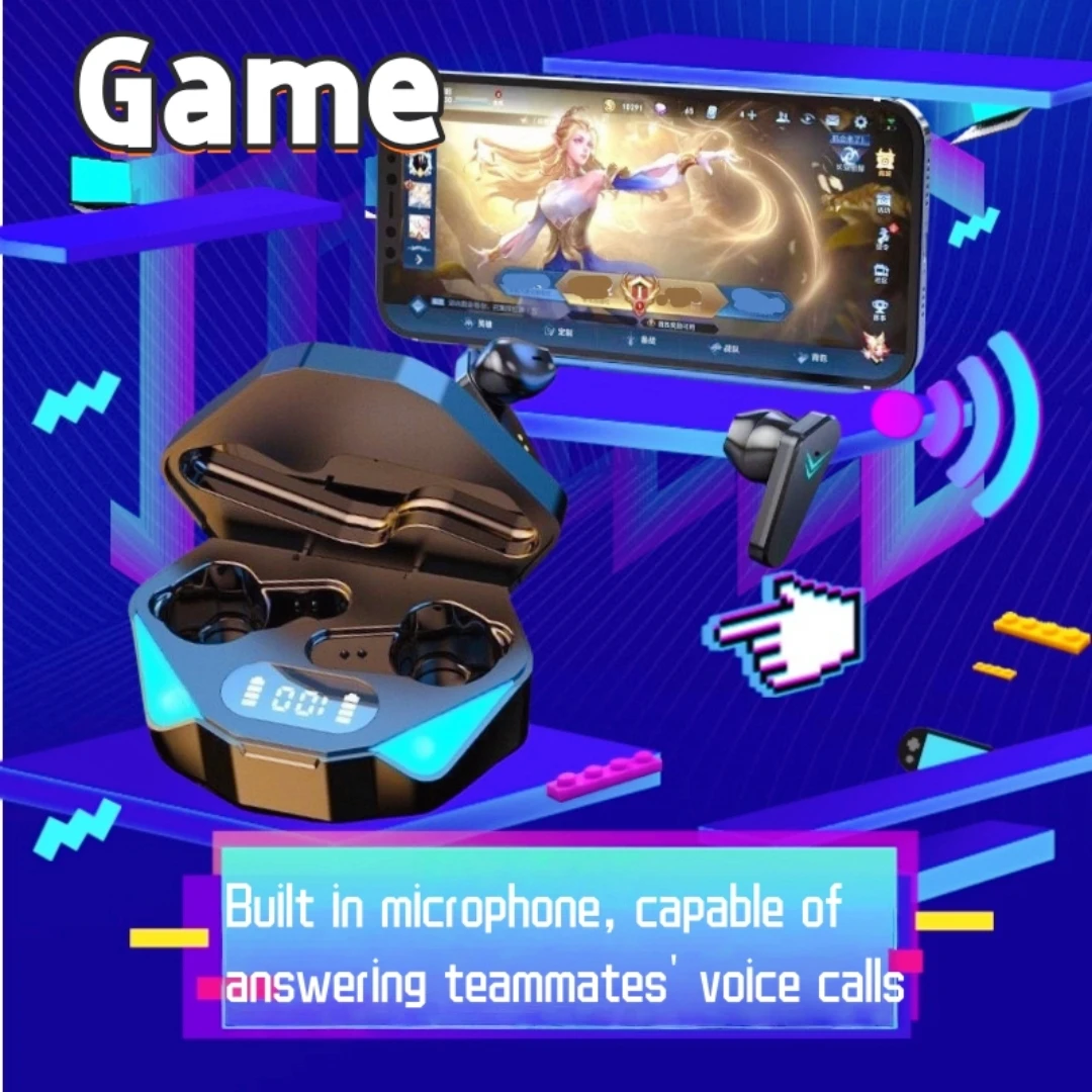 X15 Gaming Wireless Headset, Good Sound Quality, Binaural Stereo, Built-In Microphone That Can Be Called with Voice, photo 6