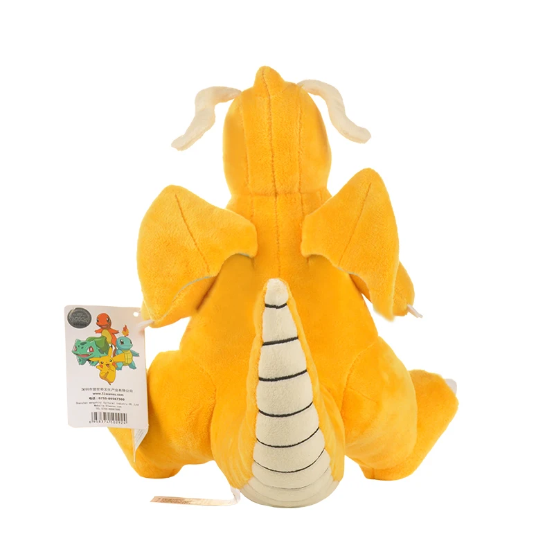 Anime Kawaii Dragonite Stuffed Toys Cartoon&Cute Plush Dolls Throw Pillow Birthday Gift for Kids Friends Boys Home Decoration photo 2