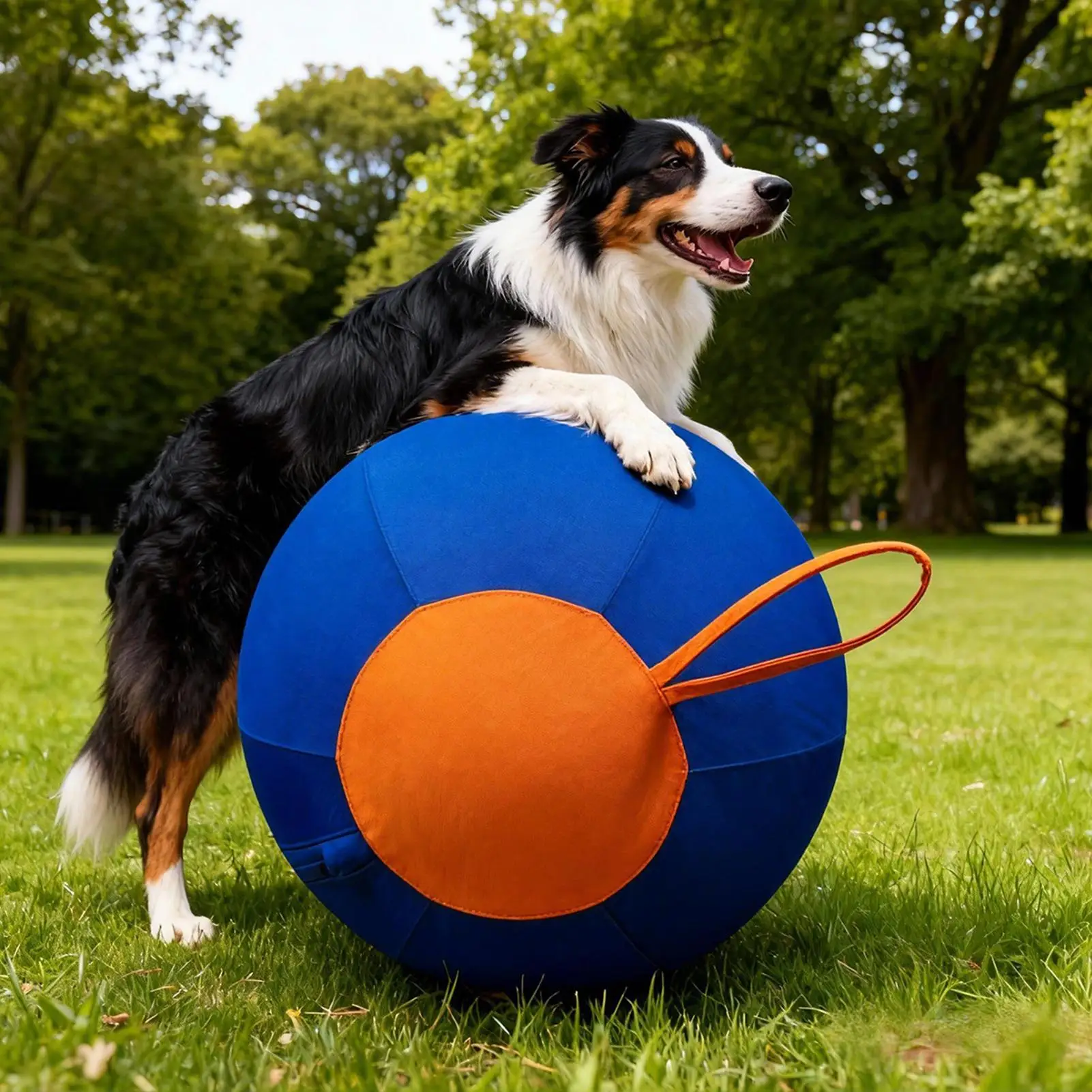 Large Dog Ball Interactive Moving Toys Pet Supplies Herding Ball for Dogs Breed for Puppy Small Medium Large Breed Keep Busy photo 3
