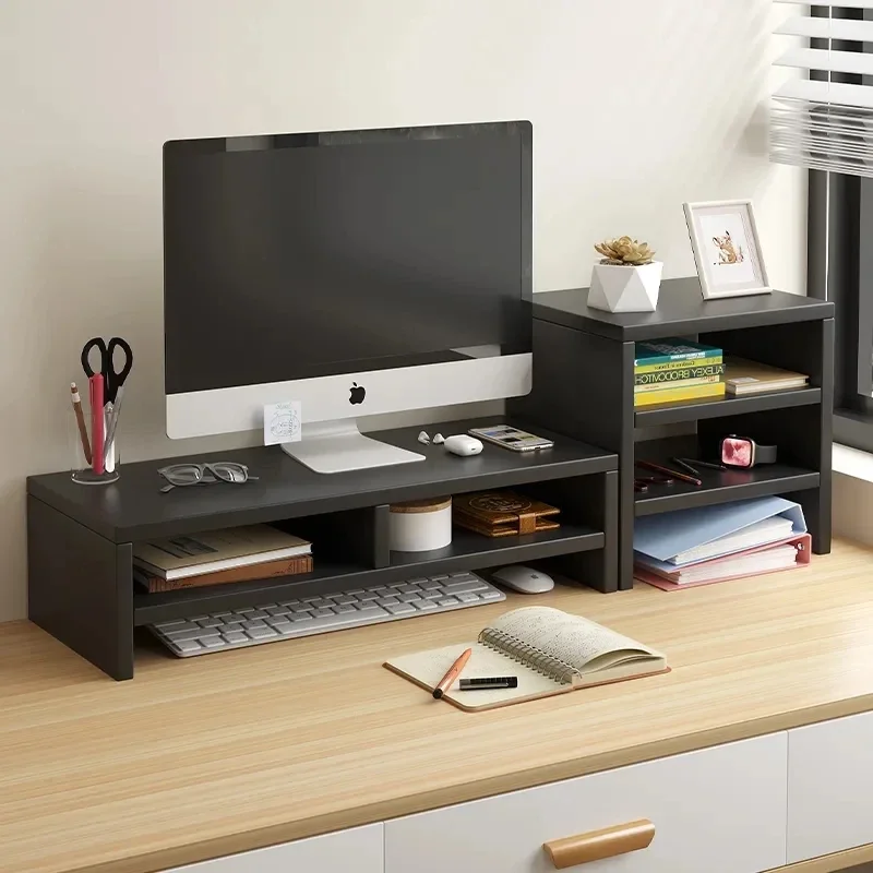 Monitor Riser Stand - Ergonomic Laptop Stand Desk Organizer Keyboard Storage photo 6