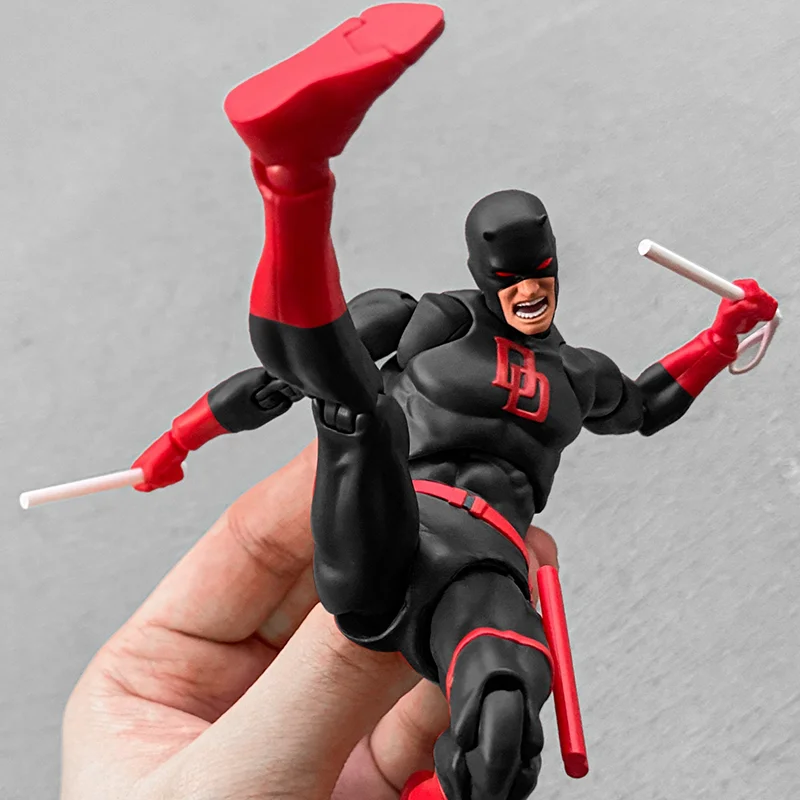 Ct Toys Mafex 223 Daredevil Black Action Figure Shf Comic Version Anime Figurine Statue Model Toys Gifts In Stock photo 2
