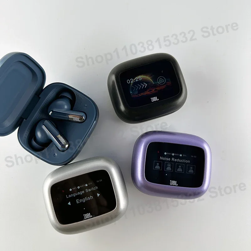 Original JBL Live Beam 3 True Wireless Bluetooth Earbuds with LED Smart Display Box Headphone Noise Cancelling Earphones Beam3 photo 5