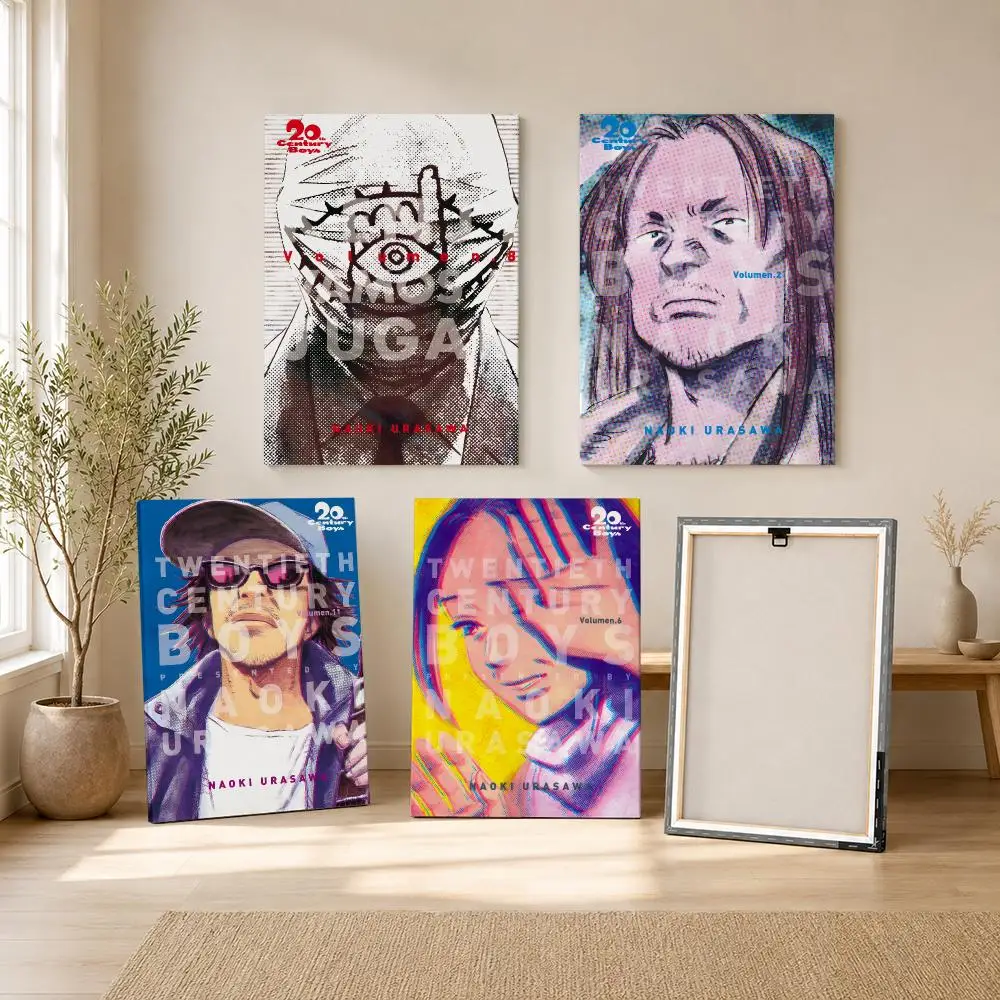 Japanese Anime 20th C-Century Boys Poster HD Canvas Wall Art With Inner Frame Gallery Wrapped Ready To Hang Home Decor photo 2