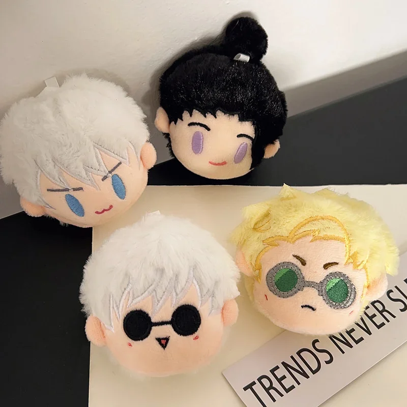 Anime Jujustu Kaisens Plush Pendant Keychain Gojo Satoru School Bag Backpack Geto Suguru Cute Jewelry Kid Christmas Gift photo 2
