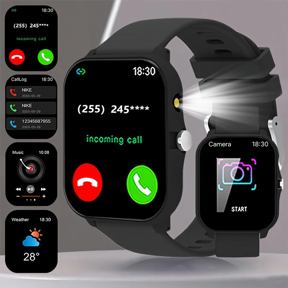 2026 New Smartwatch, 1.83-inch HD Full Touchscreen, Supports Calls/Message Notifications, Multiple Sports Modes, Music Playback photo 1